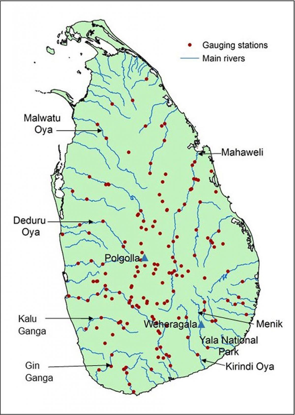 河地图斯里兰卡