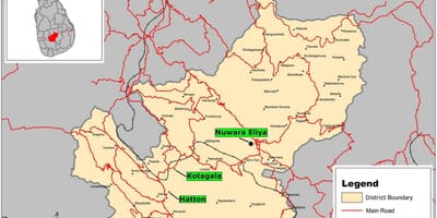 地图riverston斯里兰卡